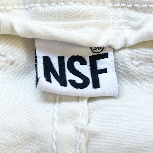 NSF The Wallace Slim Pant Trouser in cream NWT. - Picture 7 of 8